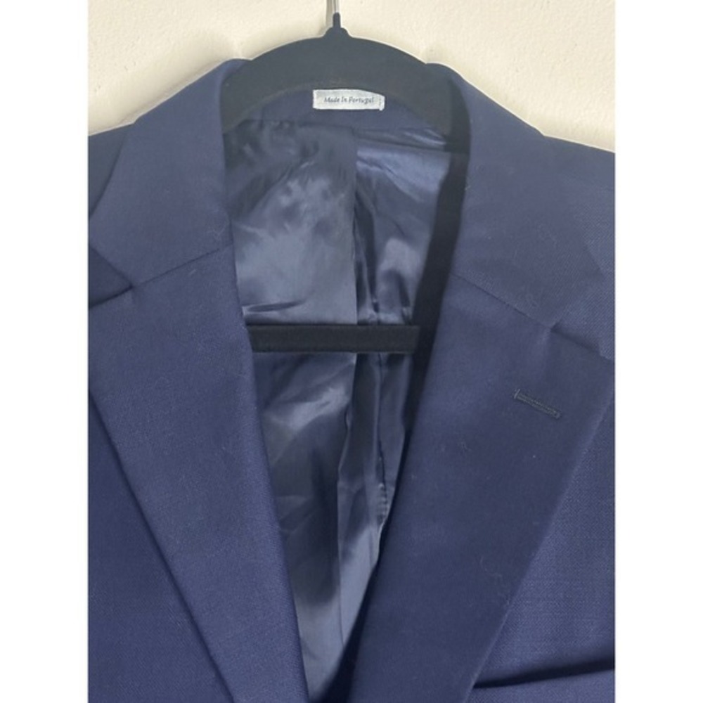 Peter Millar Navy Blue Blazer Sport Coat Jacket Mens 42R Made in Portugal - Picture 4 of 7